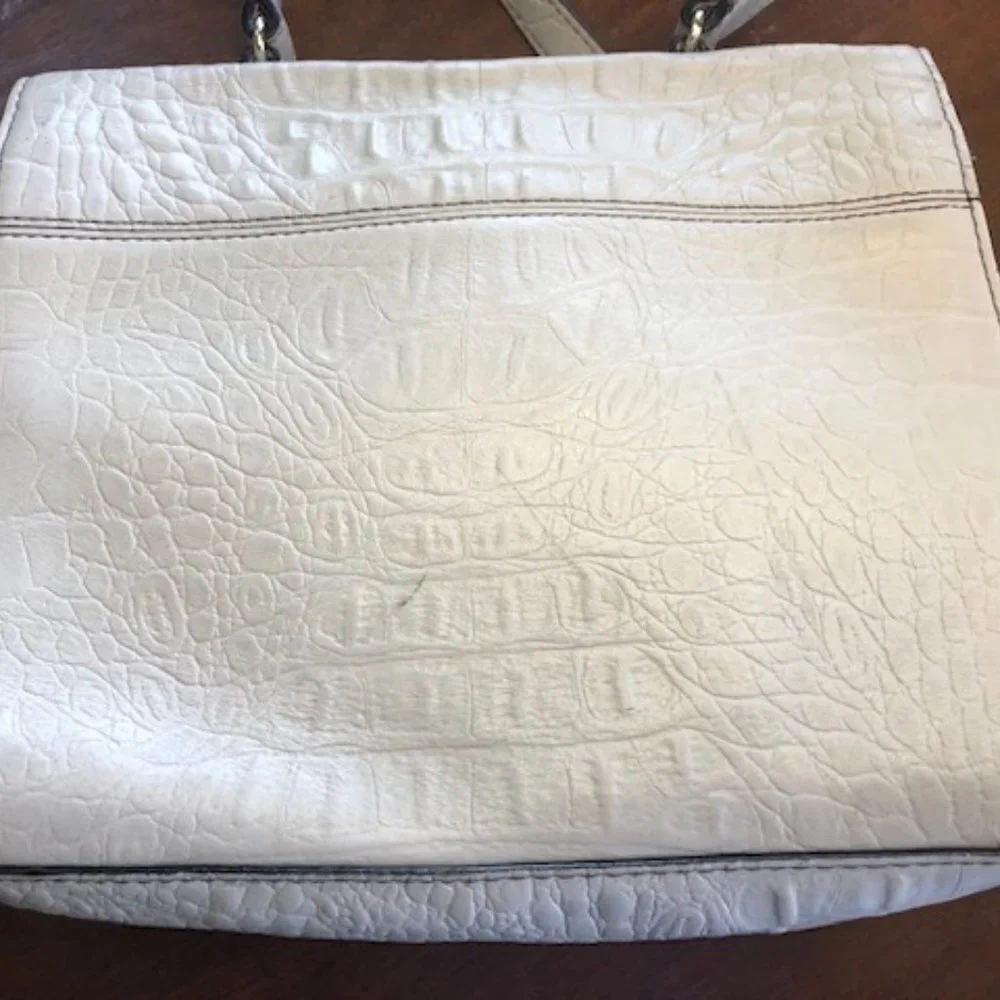 KATE SPADE Doris Orchard Valley Grey Leather Satchel/Shoulder Bag